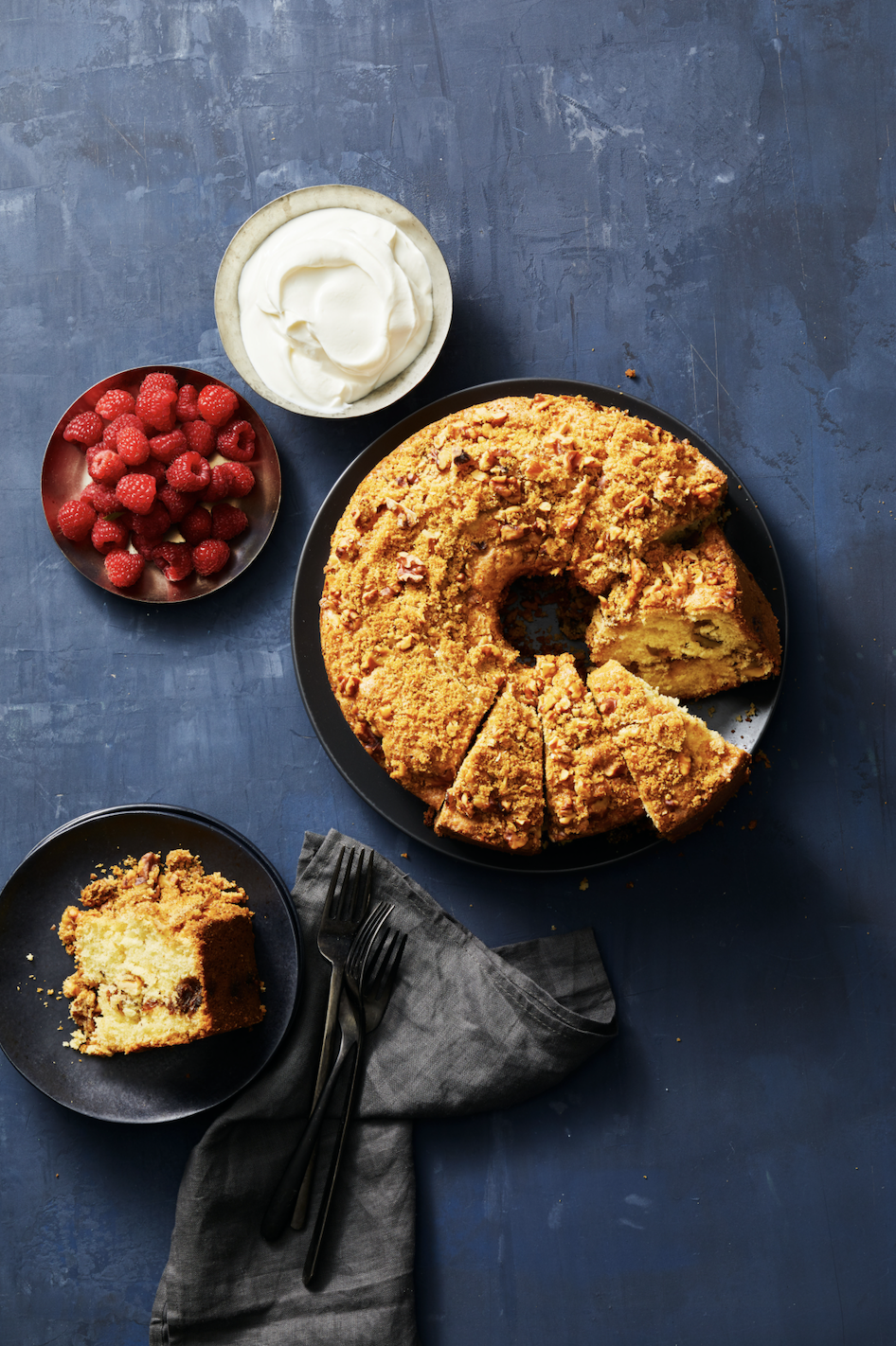 Raisin-Walnut Coffee Cake