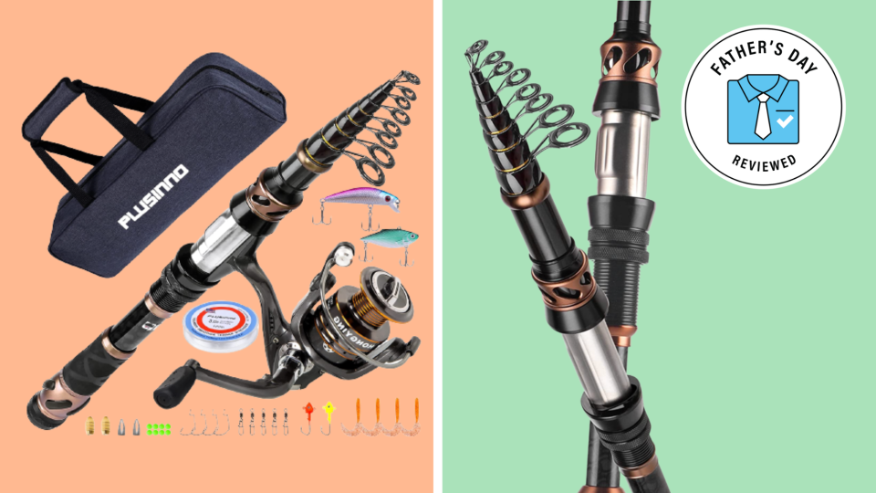 This Reviewed-approved fishing pole is on sale now at Amazon.