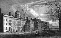 <p><strong>Established in 1754</strong></p><p><strong>Location: New York City, New York<br></strong></p><p>Back in 1754, Columbia University was <a href="https://www.columbia.edu/content/history" rel="nofollow noopener" target="_blank" data-ylk="slk:called King's College;elm:context_link;itc:0;sec:content-canvas" class="link ">called King's College</a>. It was renamed Columbia in 1784 after the American Revolution, and is the oldest college in New York. The school has many notable alumni, including Alexander Hamilton, Robert R. Livingston, and John Jay. </p>