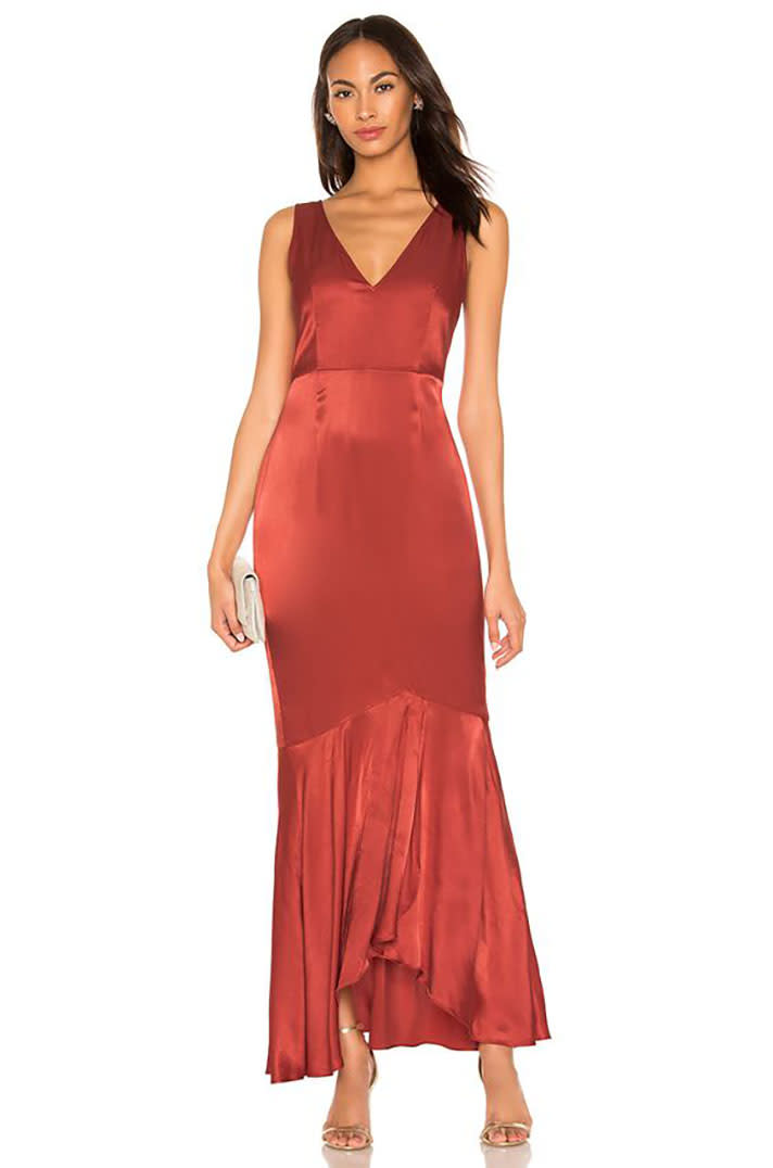 STYLECASTER | Burnt Orange Bridesmaid Dresses Are Both Autumnal and On-Trend