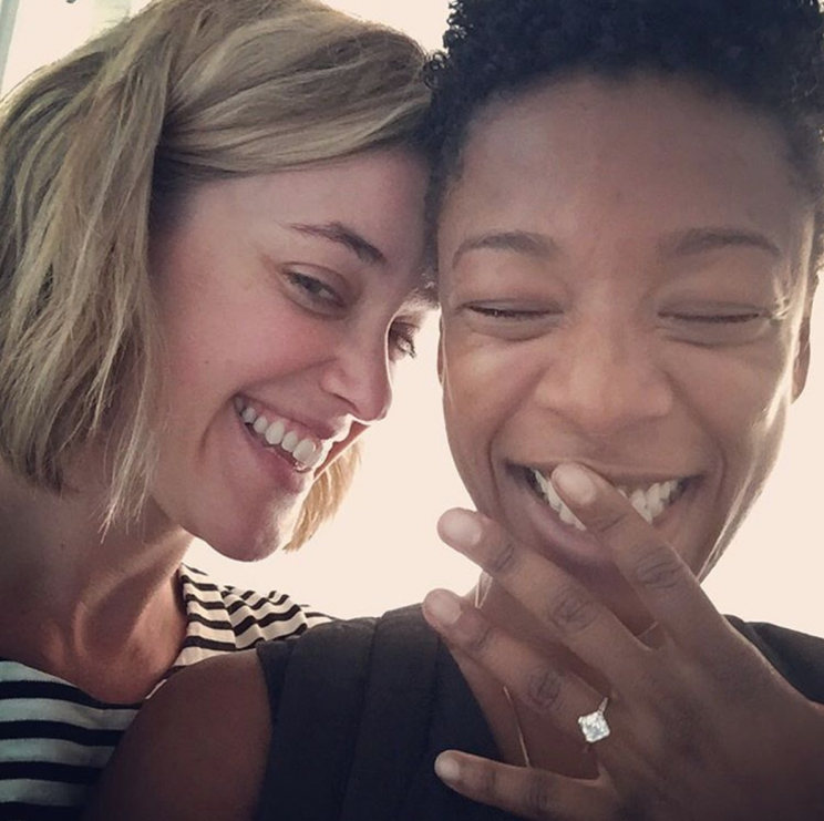 “Orange Is the New Black” actress Samira Wiley has married show writer Lauren Morelli. (Photo: Instagram)
