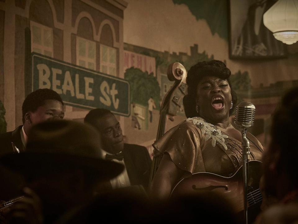 Yola as Sister Rosetta Tharpe in ‘Elvis’ (Kane Skennar/Warner Bros)