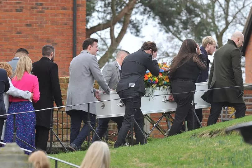 Alex's funeral was held at St James' Church in Audlem -Credit:STEVE ALLEN
