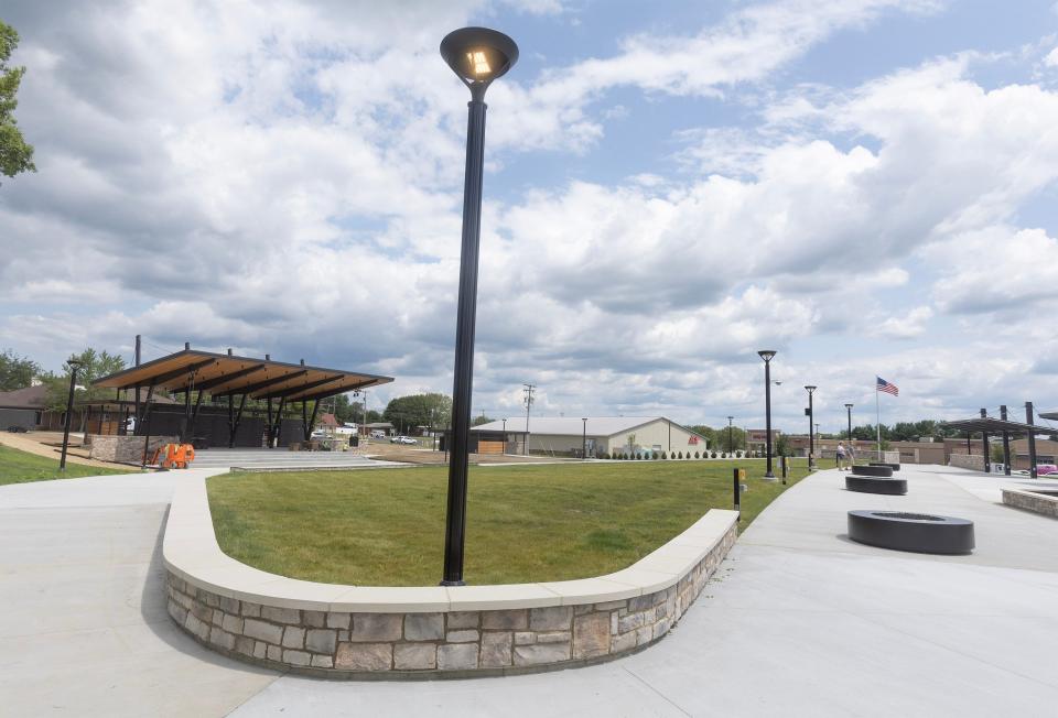 Another look at the new $3.36M Plain Township Amphitheater in Legacy Park.