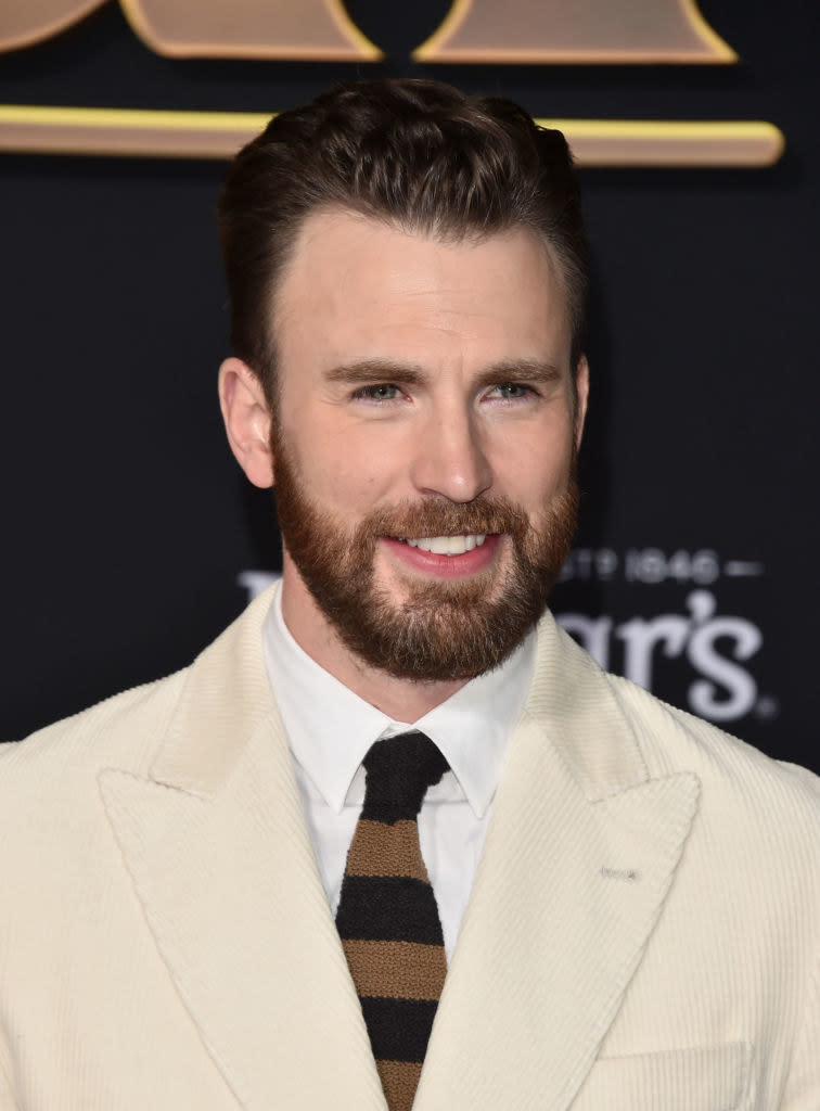 Closeup of Chris Evans