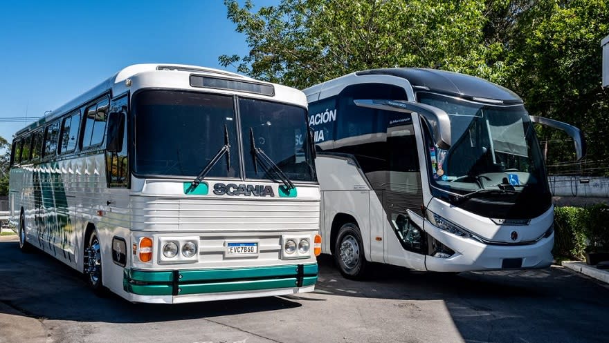 Los buses Scania, de las primeras a las últimas generaciones.