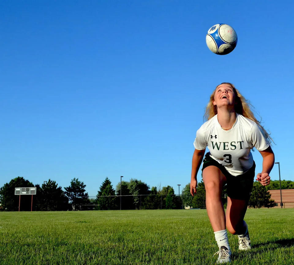 Samantha Hecht was an all-state soccer player for the Dux.