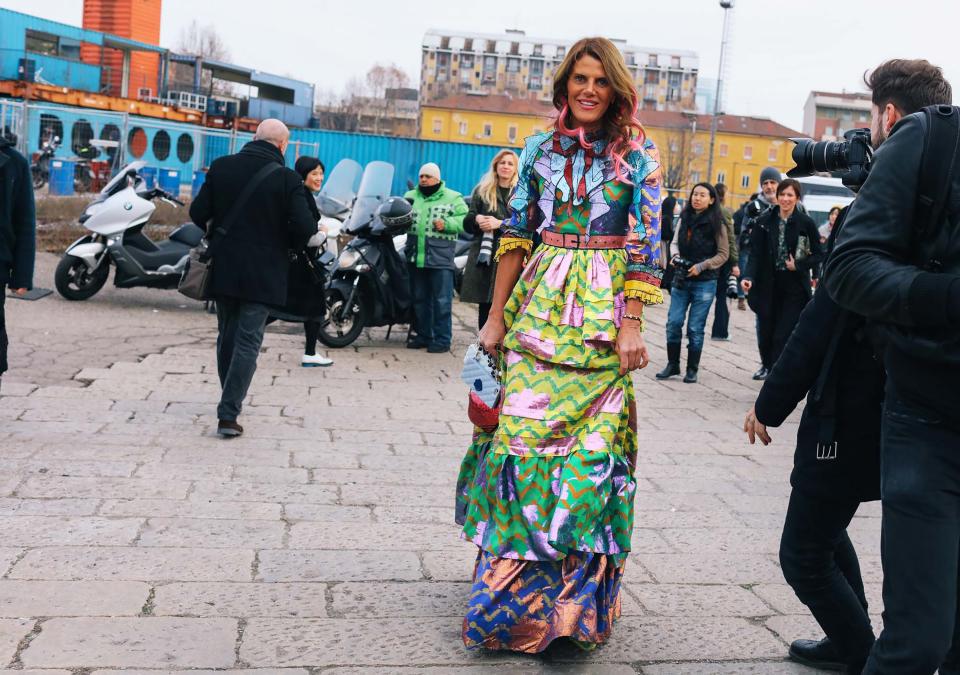 Anna Dello Russo in Gucci