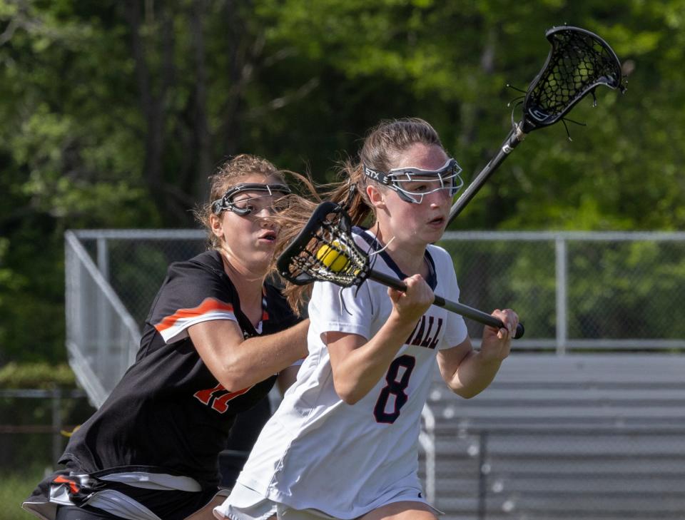 Wall defeats Barnegat 13-8 in NJSIAA Girls Lacrosse in Wall, NJ on May 20, 2022. 