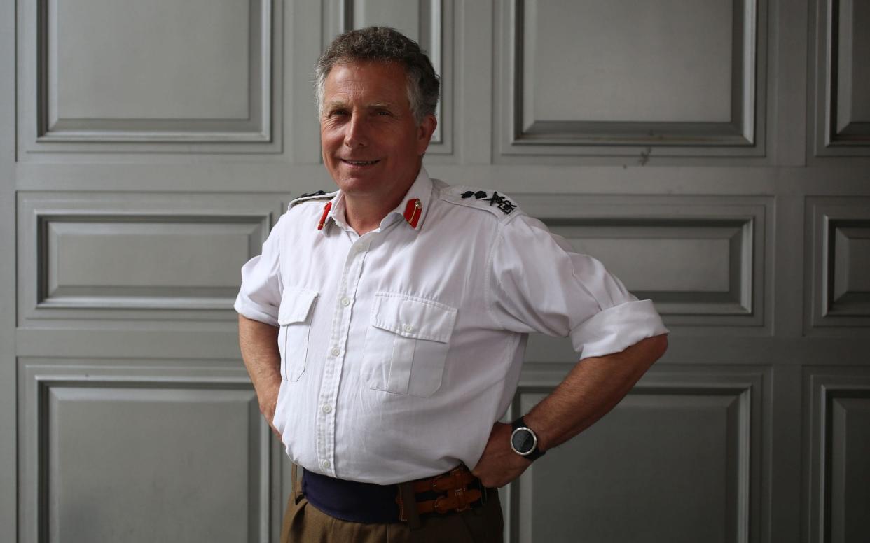 General Sir Nick Carter, Chief of the Defence Staff, outside his office at the Ministry of Defence in Westminster - EYEVINE