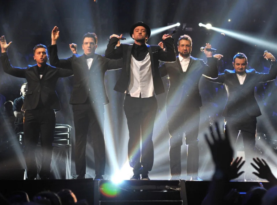 <p>24. The guys from 'N Sync pretty much went their separate ways as they embarked on their solo aspirations and Timberlake became a superstar in their own right (though <a href="https://www.eonline.com/news/757144/lance-bass-totally-understands-why-he-wasn-t-invited-to-justin-timberlake-s-wedding" rel="nofollow noopener" target="_blank" data-ylk="slk:that's not why;elm:context_link;itc:0;sec:content-canvas" class="link ">that's <em>not</em> why</a> none of them went to JT's wedding in Italy when he married <strong>Jessica Biel</strong> in 2012), having released <em>Justified </em>in November 2002 and never <em>really </em>looking back.</p> <p>So could their reunion performance at the 2013 MTV Video Music Awards have <em>been </em>more hyped?!</p> <p>It was short but sweet, and their moves were intact.</p>