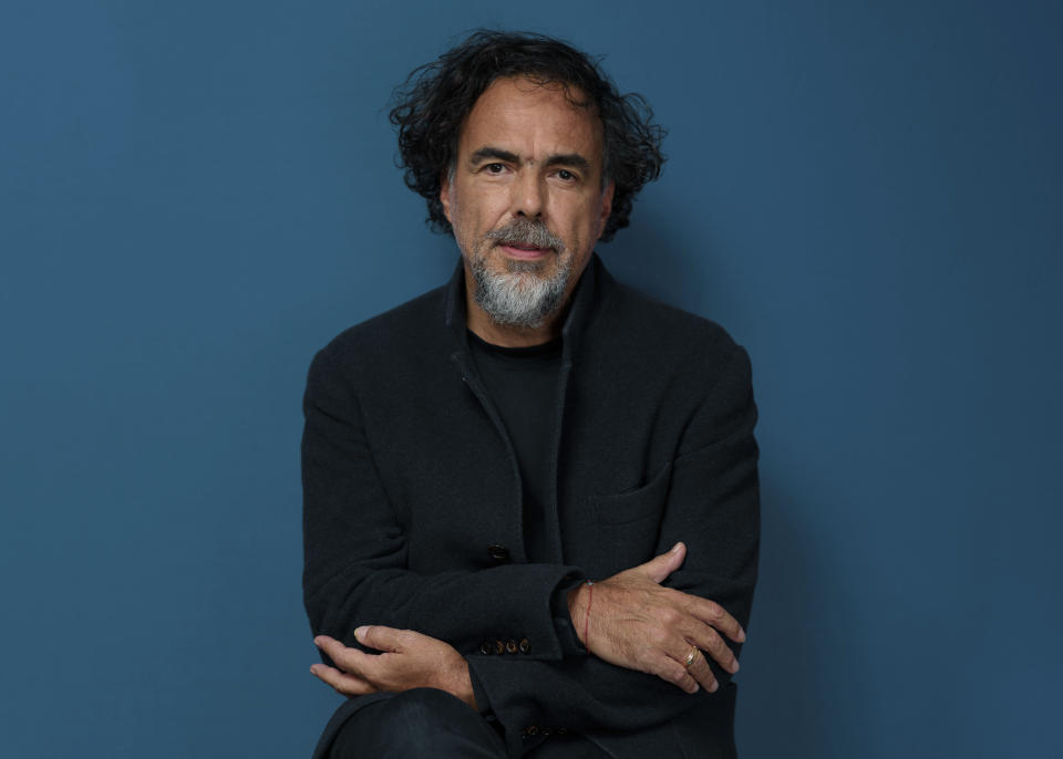 Alejandro González Iñárritu poses for a portrait to promote the film "Bardo, False Chronicle of a Handful of Truths" on Tuesday, Oct. 25, 2022, in New York. (Photo by Christopher Smith/Invision/AP)