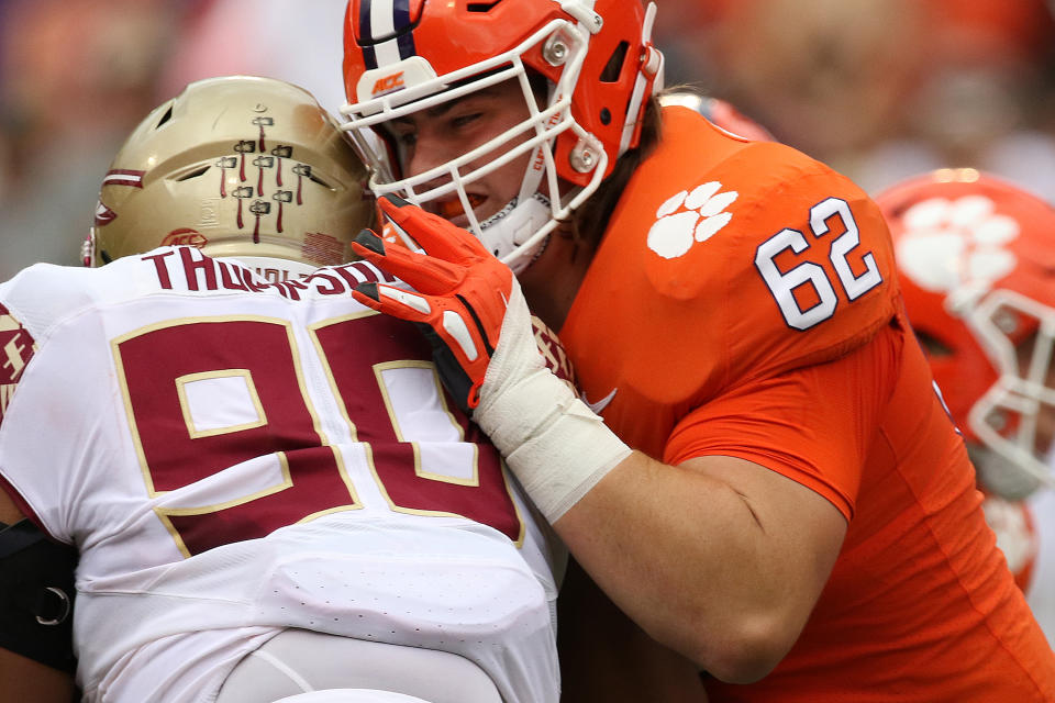 Clemson's game against Florida State on Saturday was postponed. (John Byrum/Icon Sportswire via Getty Images)