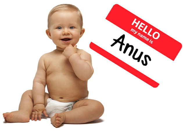 <b>Anus (Denmark) </b><br><br> What is it about Scandinavian countries and name laws? The Danes are even tougher than the Swedes in this regard, with parents given 7,000-odd names to choose from by the government. Special permission is needed to deviate from the list, with ethnic names, odd spellings and even compound surnames forbidden. Luckily for him (we assume it's a 'he'), Anus was one of 250-odd names rejected each year. <br><br> Has Denmark banned any other names? Well, Pluto and Monkey had lucky escapes...