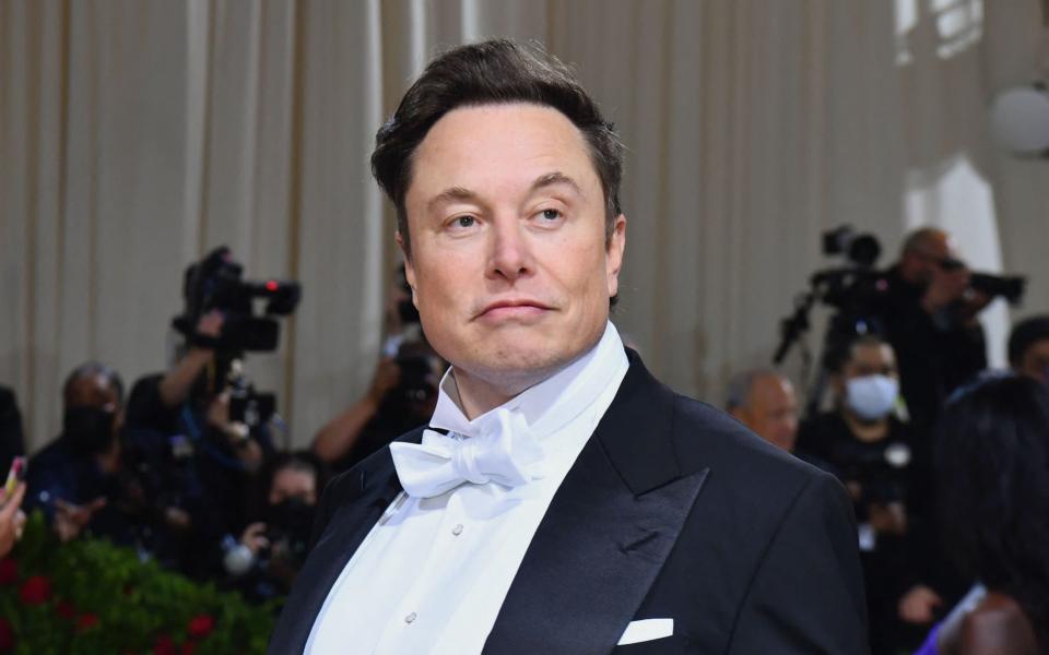 Elon Musk Twitter Tesla – Angela Weiss / AFP