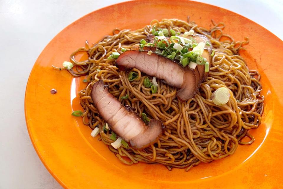 'Wantan mee' with old school style 'char siu'.