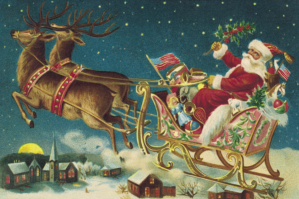 Carl Ruck says folkloric tales indicate Santa Claus and his flying reindeer may be the result of stories from those who had consumed the fly agaric mushroom. (Photo: Getty Creative)