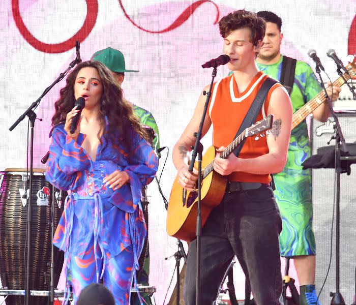 Camila Cabello y Shawn Mendes cantando juntos en directo