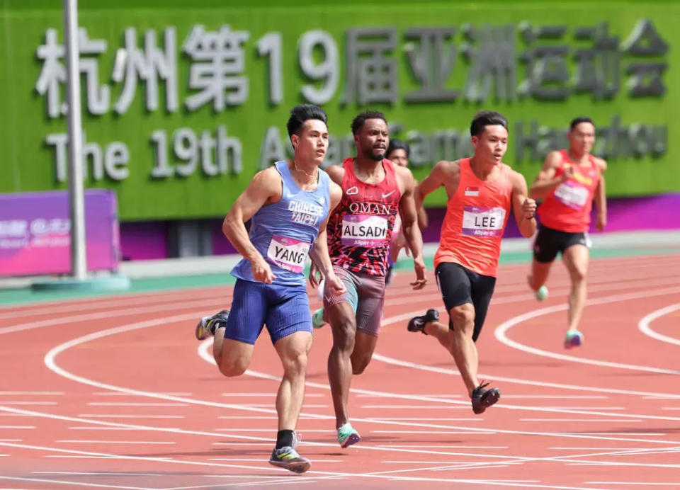 楊俊瀚200公尺晉級明晚決賽。中華奧會提供