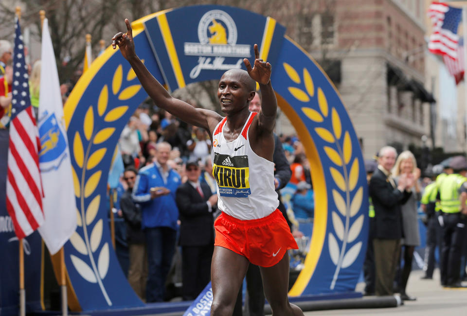 Geoffrey Kirui wins Boston Marathon