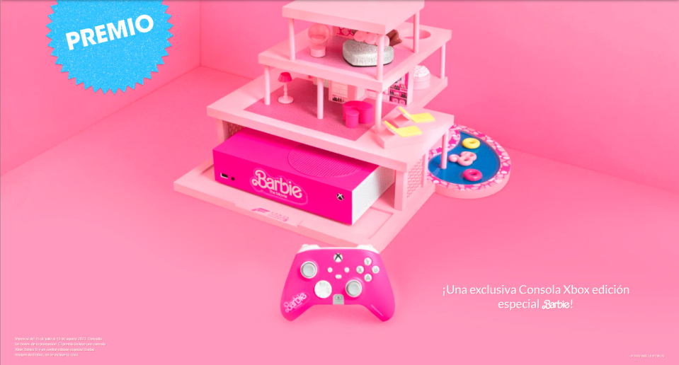 El Xbox Series S de Barbie puede ser tuyo (no incluye la casa)