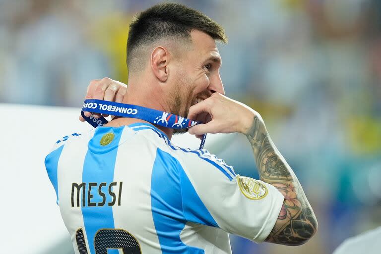 Lionel Messi consiguió su cuarto título con la selección mayor