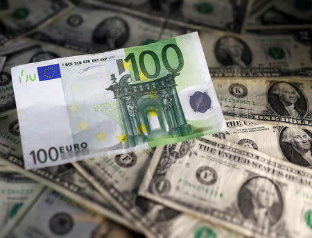 Dollar hits 1-year highs, euro falls below $1.16