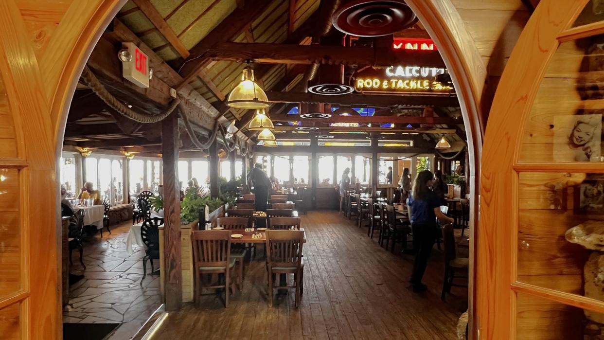 The Dolphin Bar & Shrimp House in Stuart sits on the treasured spot that previously was home to The Outrigger Restaurant, which actress Frances Langford built to resemble the architecture of the Polynesian Islands.