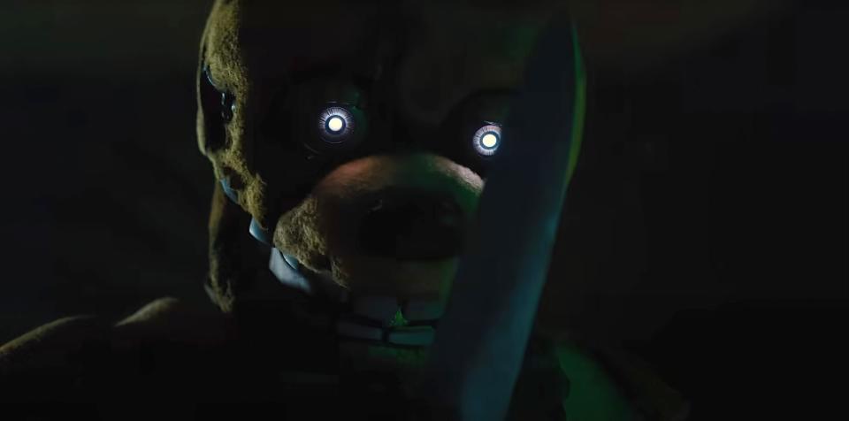 Watch out for knife-wielding animatronic bears in Five Nights at Freddy's. (Universal/Courtesy Everett Collection)