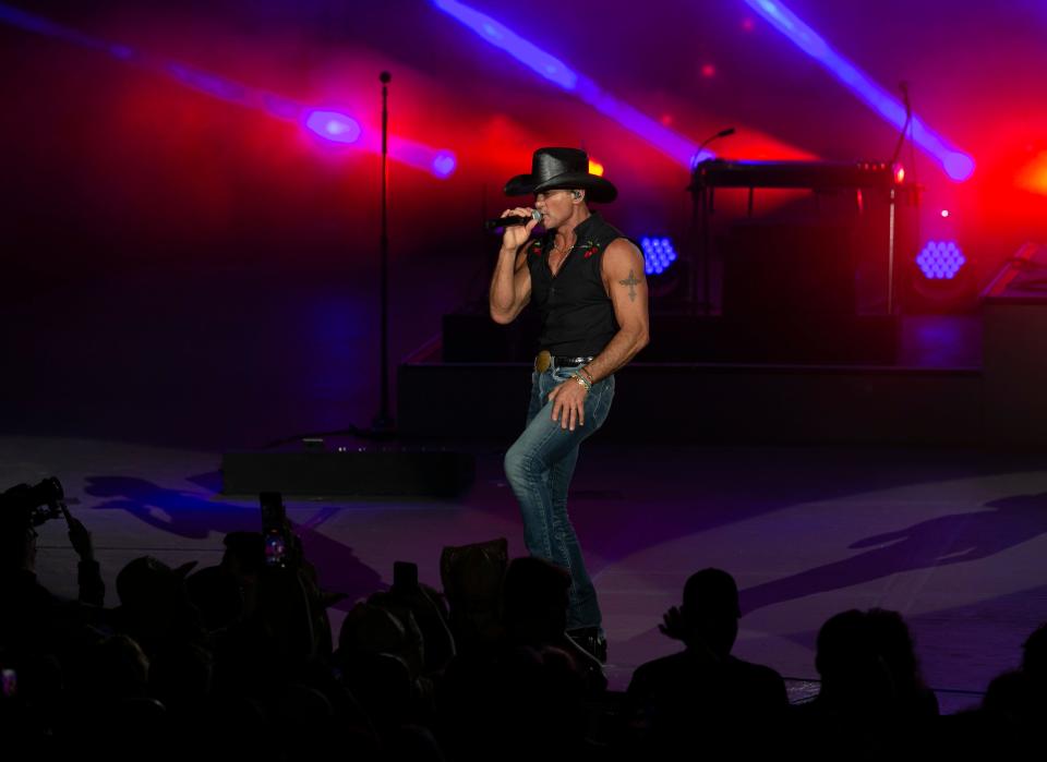 Tim McGraw performs at the PNC Bank Arts Center 2022 to open the concert season. ~NFS~Holmdel, NJFriday, May 27, 2022