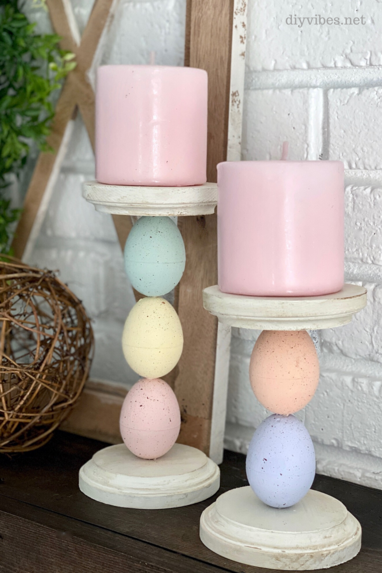 egg candle holder easter decorations