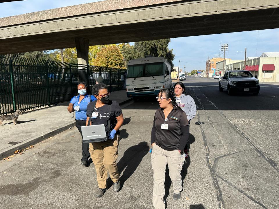 Vivienne Aguilar went across Stockton looking for stories from the streets. She found several people willing to talk.