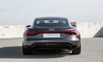<p>Long, low, and nicely sculpted, the GT concept measures 195.6 inches long, 76.8 inches wide, and just 54.0 inches high, putting it within inches of the A7 Sportback in size, with a similar four-door silhouette and sloping roofline in the rear.</p>