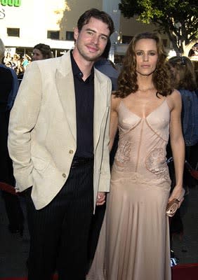 Scott Foley and Jennifer Garner at the LA premiere of 20th Century Fox's Daredevil