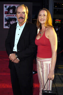 Powers Boothe with his daughter at the Hollywood premiere of Touchstone Pictures' Ladder 49