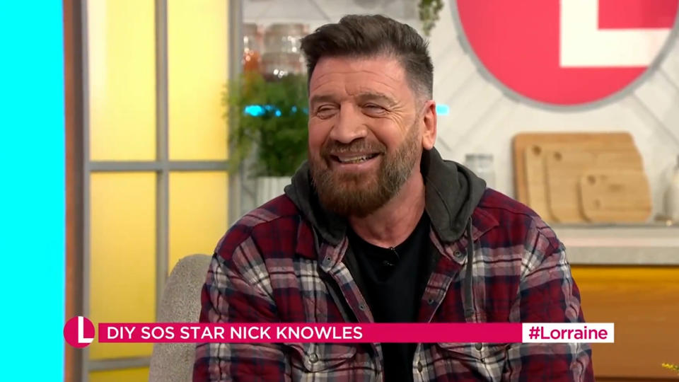 Nick Knowles has now explained his unrecognisable appearance on Lorraine.