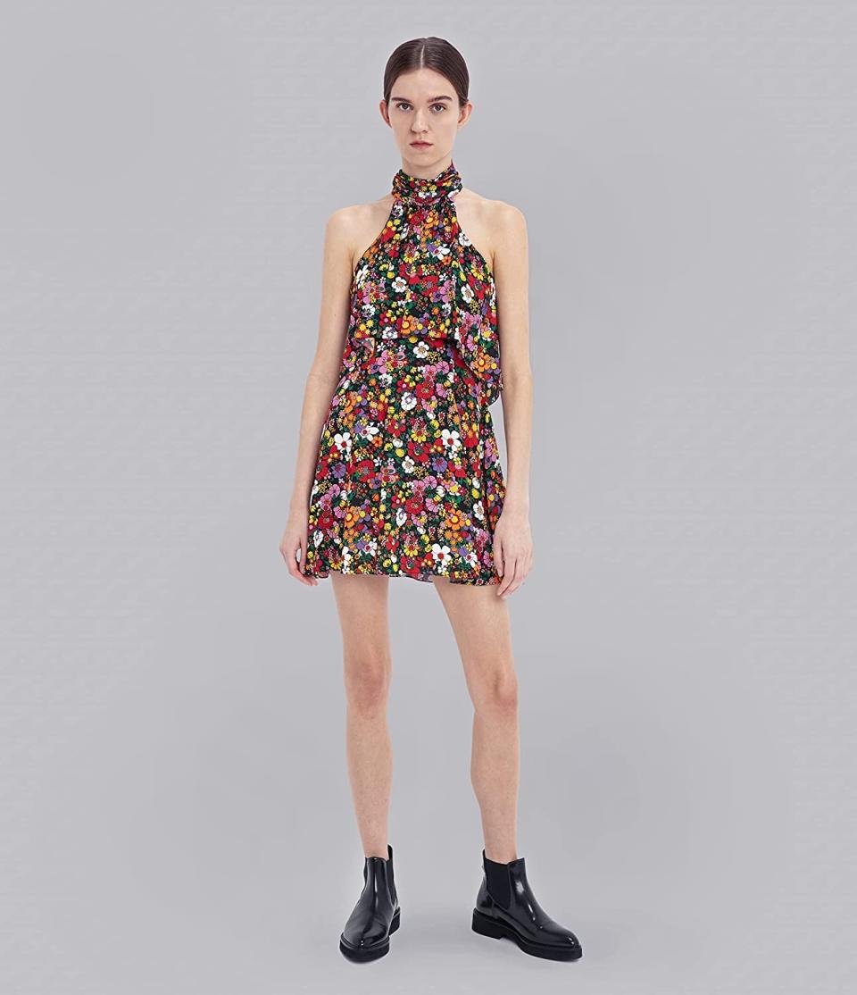 Christopher Kane Psych Floral Mini Dress