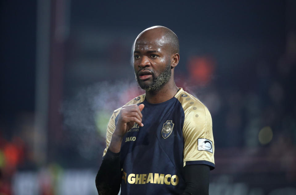 KORTRIJK, BELGIUM - FEBRUARY 06: Didier Lamkel Ze of Antwerp during the Belgian Cup Semi-Final match second leg between KV Kortrijk and Royal Antwerp FC on February 6, 2020 in Kortrijk, Belgium. (Photo by Vincent Van Doornick/Isosport/MB Media/Getty Images)