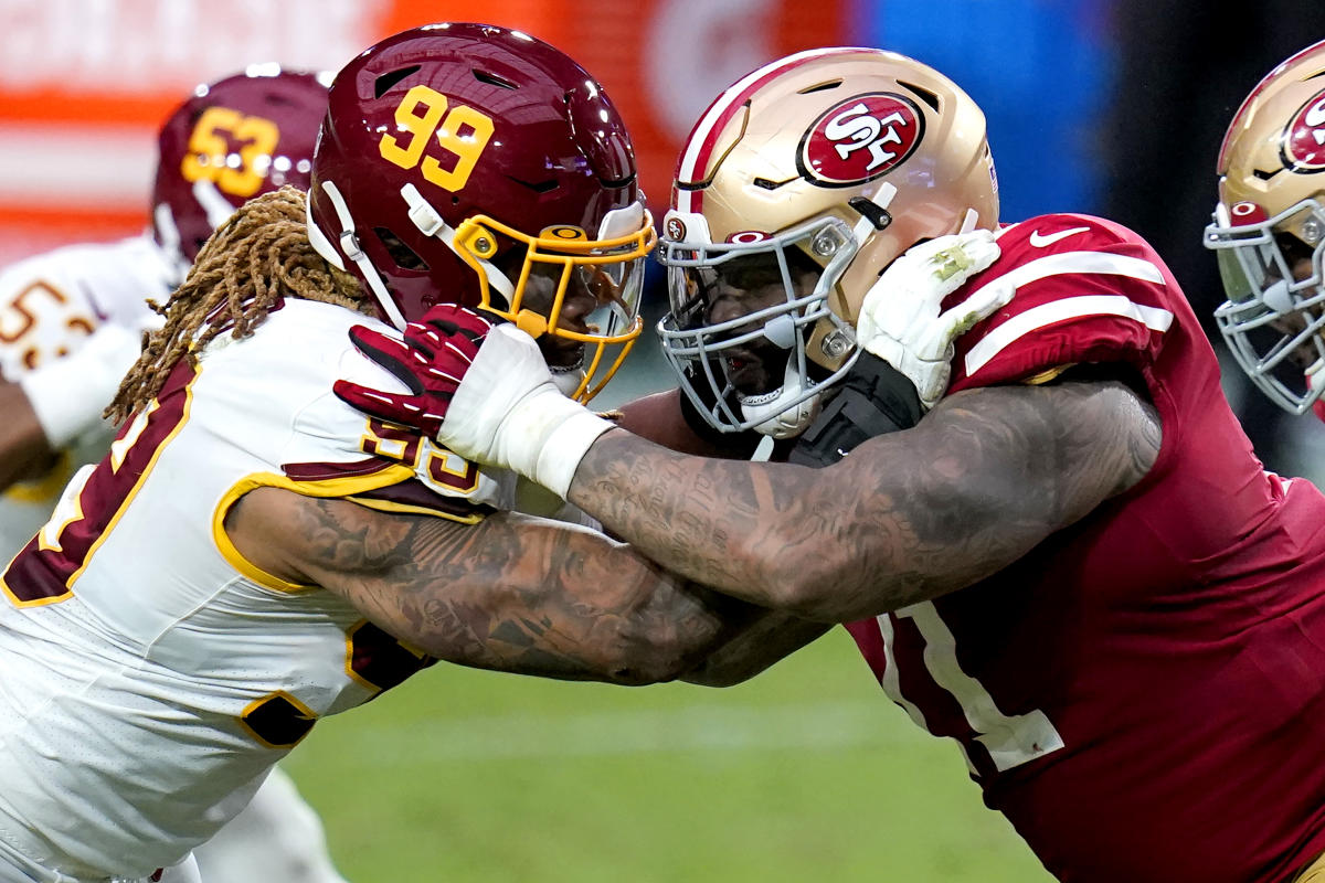 Trent Williams claims the top spot in AP's NFL offensive line rankings