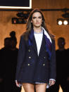 Alessandra Ambrosio walks the runway at the Tommy Hilfiger show during London Fashion Week. (Getty Images)