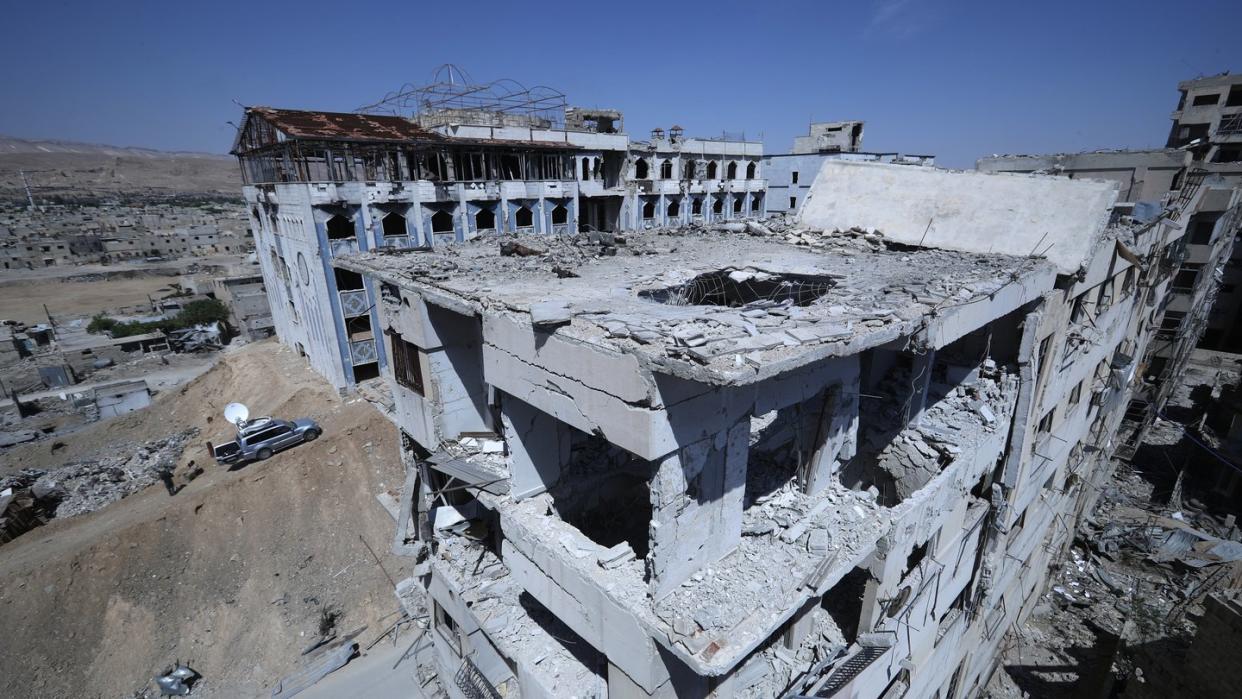 Die USA vermuten, dass Russland und Syrien eine eigene inszenierte Untersuchung in Duma durchführen wollen. Foto: Hassan Ammar/AP