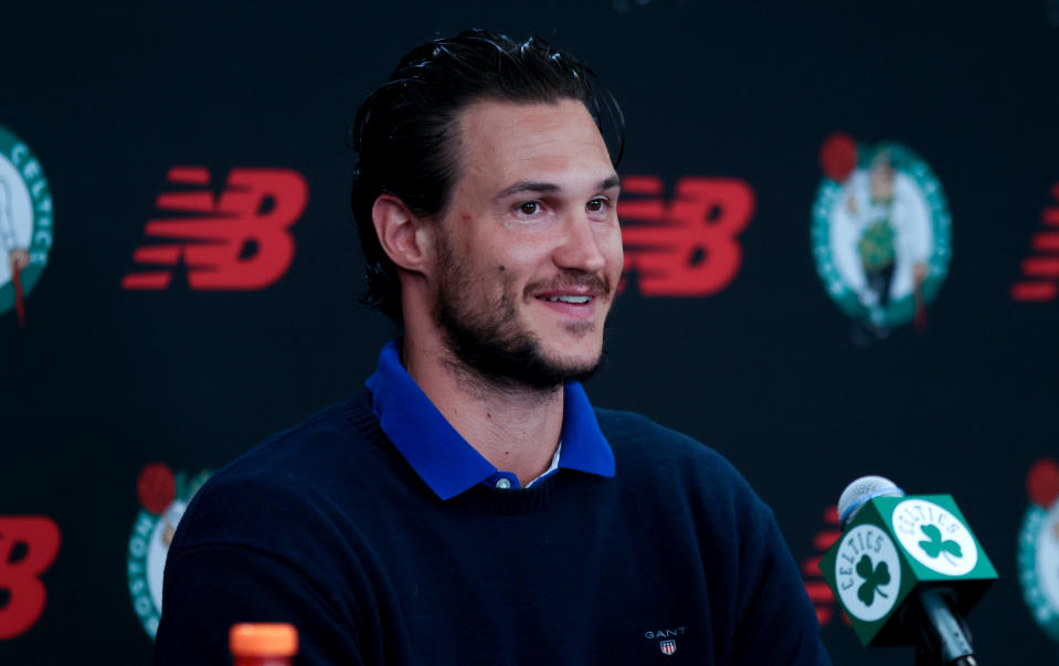 Danilo Gallinari was poised to be a major contributor for the Celtics in 2022. (Photo by Jonathan Wiggs/The Boston Globe via Getty Images)