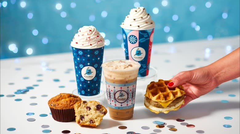 caribou coffee drinks and snacks