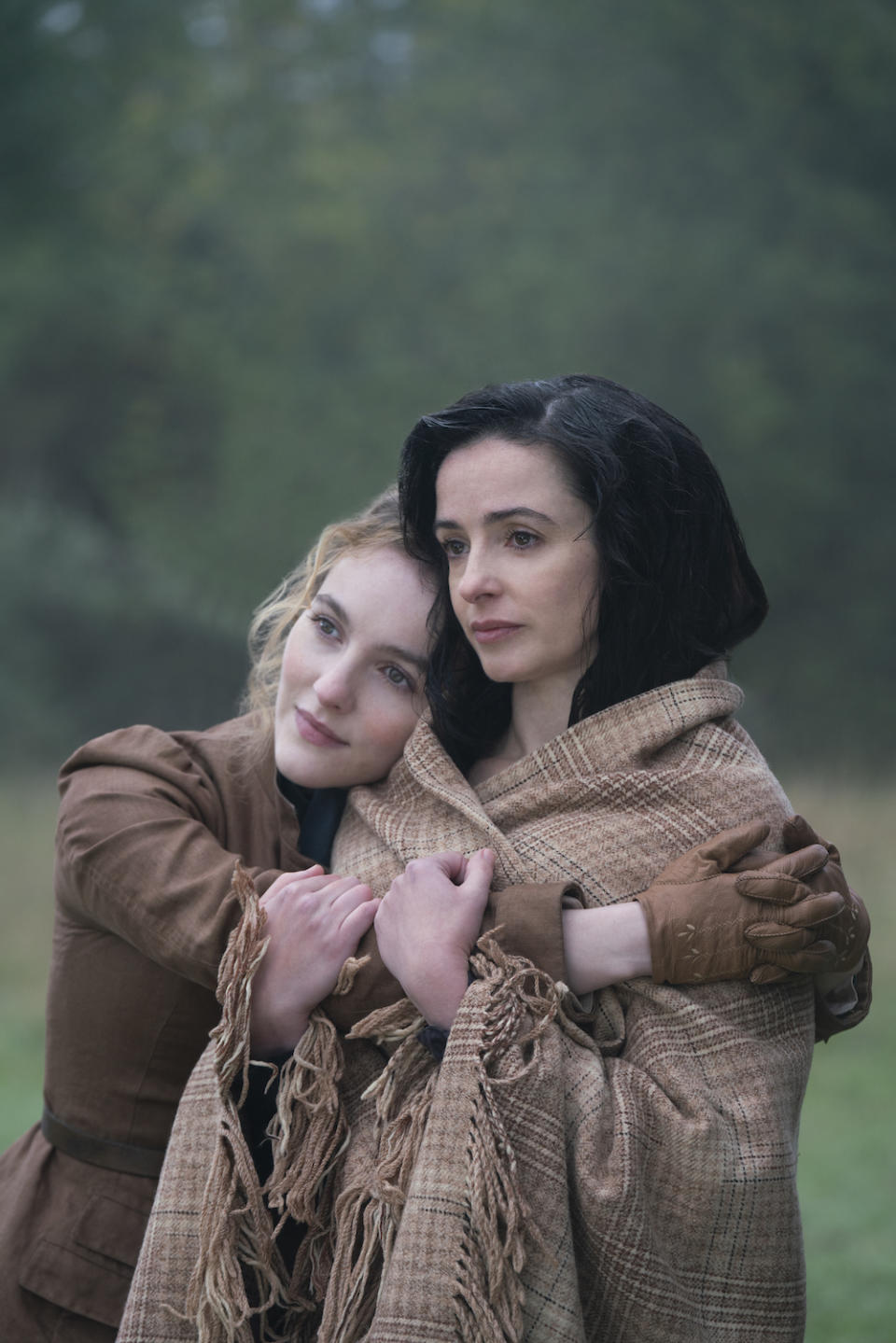 Laura Donnelly as Amalia True and Ann Skelly as Penance Adair in The Nevers. (HBO)