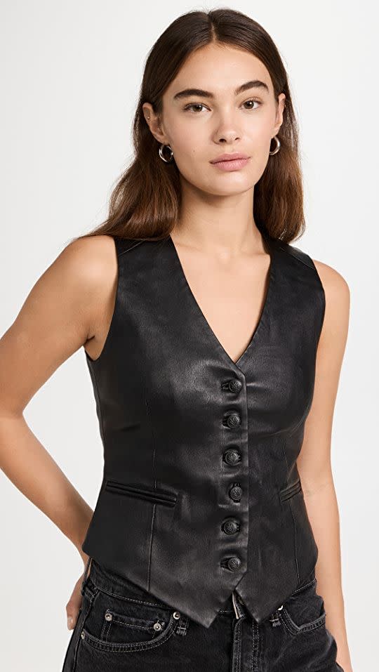 10) Rag & Bone Vanessa Leather Vest