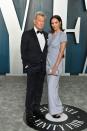 <p>David Foster and Katharine Mcphee at the Vanity Fair Oscars afterparty.</p>