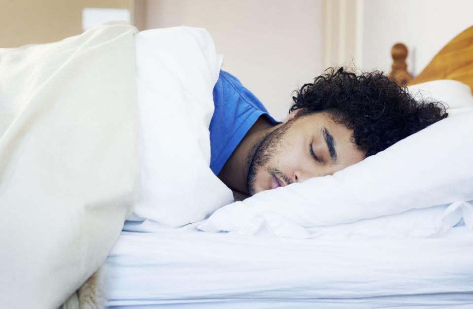 <p>If you often feel sluggish after lunch, <a href="https://www.menshealth.com/uk/get-better-sleep/" rel="nofollow noopener" target="_blank" data-ylk="slk:a nap can give you better focus and creativity;elm:context_link;itc:0;sec:content-canvas" class="link ">a nap can give you better focus and creativity</a>, says Dr Michael Breus, co-author of Energize! – ‘but only if you do it right.’ Seven hours after waking is optimal. ‘This coincides with a drop-off in cortisol and post-lunch dip in blood sugar,’ he says. About 45 minutes will allow your blood sugar to restabilise.<br></p>