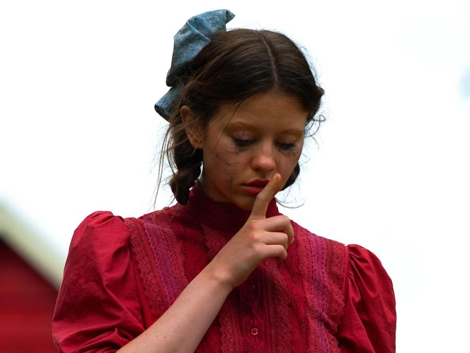 Mia Goth in ‘Pearl' (Christopher Moss/Universal)