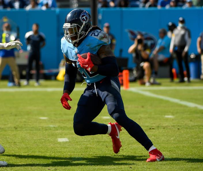 Derrick Henry was placed on injured reserve with a fractured foot on Nov. 1.