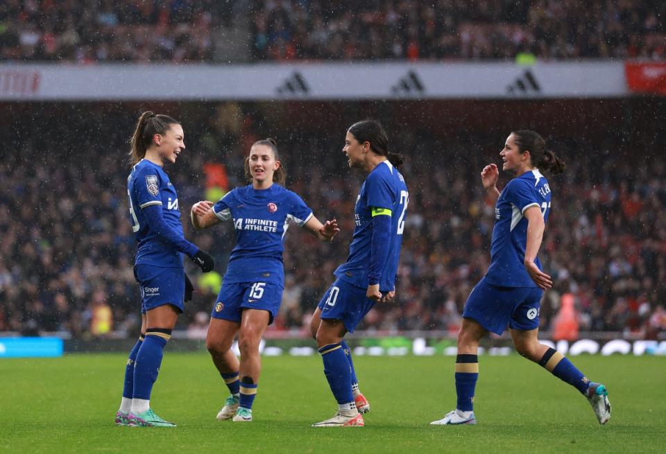 Rytting Kaneryd’s neat finish ultimately proved in vain for Chelsea (Getty Images)